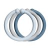 BIBS Loops Krúžky 12ks Baby Blue-Cloud-Petrol 900230 - Image 2