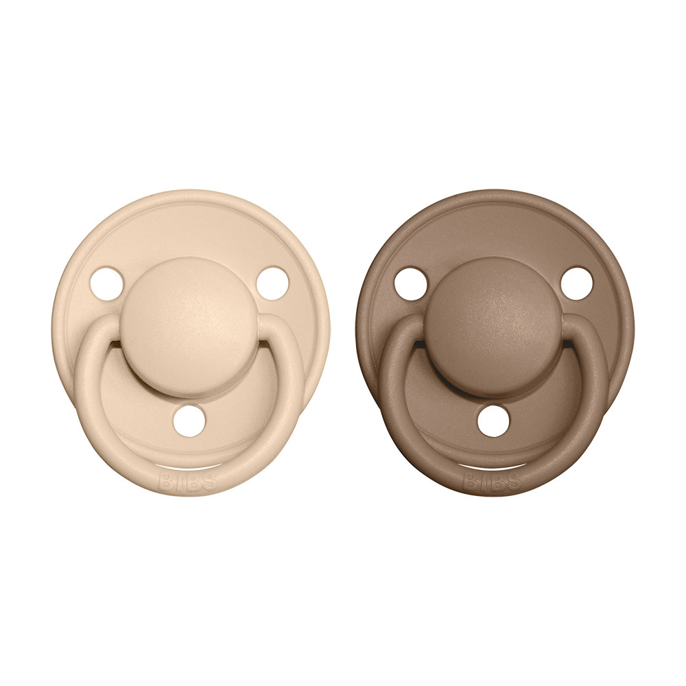 BIBS DE LUX Cumlíky 2ks Vanilla - Dark Oak DVD210