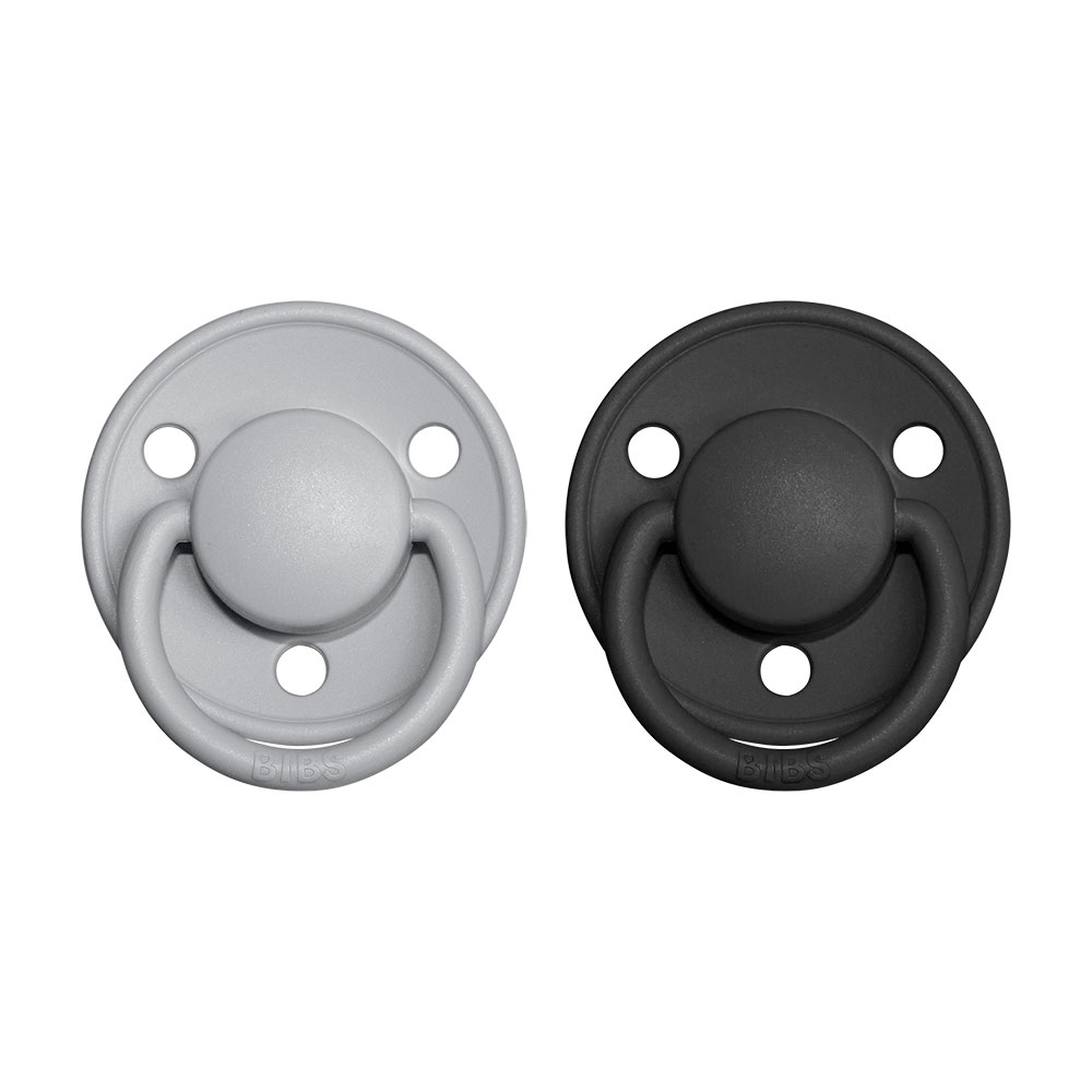 BIBS DE LUX Cumlíky 2ks Cloud - Black DCB218