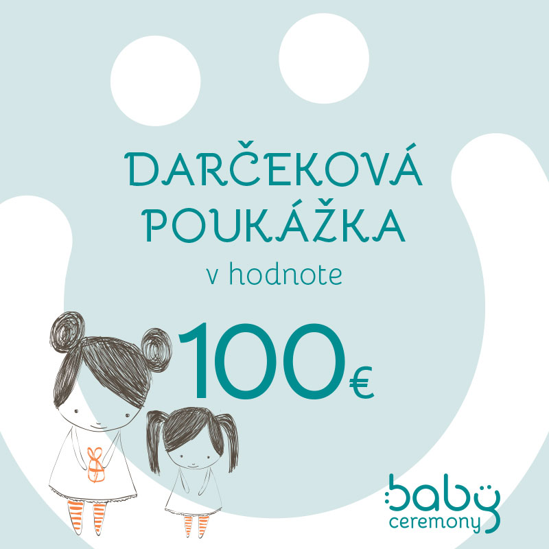 Baby Ceremony Darčeková poukážka v hodnote 100€