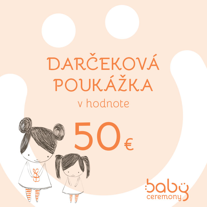 Baby Ceremony Darčeková poukážka v hodnote 50€