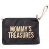 CHILDHOME PUZDRO NA ZIPS S PÚTKOM Black - Gold 150655 - Image 2
