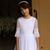 BabyCEREMONY Dievčenské elegantné dlhé šaty SLY 2SM-15A-1_look2