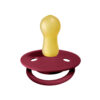 BIBS DE LUX Kaučukové Cumlíky 2ks Coral - Ruby DCR221