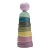 BIBS Stohovacia Balančná Veža Bright Rainbow 4100101 - Image 4