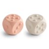 MUSHIE Silikónové Kocky Pop-it 2ks Blush - Shifting Sand MDPT1002 - Image 2