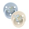 BIBS x LIBERTY DE LUX Silikónové Cumlíky 2ks Ivory - Baby Blue DIB101 - Image 6