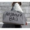 CHILDHOME Prebaľovacia Taška MOMMY BAG PEPITO BLACK 167554 - Image 2
