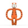 MATCHSTICK MONKEY Hryzátko a Zubná Kefka 2v1 Tiger Teddy 073281 - Image 2
