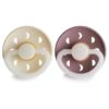 FRIGG Kaučukové Cumlíky 2ks MOON PHASE NIGHT Cream -Twilight Mauve 10019 - Image 2