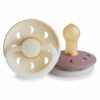 FRIGG Kaučukové Cumlíky 2ks MOON PHASE NIGHT Cream -Twilight Mauve 10019 - Image 3