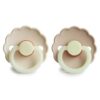 FRIGG Kaučukové Cumlíky 2ks DAISY NIGHT Cream - Croissant DNCC7122 - Image 2