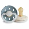 FRIGG Kaučukové Cumlíky 2ks MOON PHASE NIGHT Stone Blue - Cream 10020 - Image 3