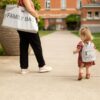 CHILDHOME Detský Batoh MY FIRST BAG CANVAS GREY 168018 - Image 9