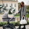 CHILDHOME Prebaľovacia Taška MOMMY CLUB SIGNATURE Canvas Off White 168223 - Image 11