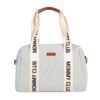 CHILDHOME Prebaľovacia Taška MOMMY CLUB SIGNATURE Canvas Off White 168223 - Image 3
