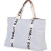CHILDHOME Cestovná Taška FAMILY BAG CANVAS OFF WHITE 164393 - Image 9