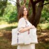 CHILDHOME Cestovná Taška FAMILY BAG CANVAS OFF WHITE 164393 - Image 13