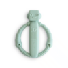 MUSHIE Hryzátko s hrkálkou ROBOT- CAMBRIDGE BLUE 101475 - Image 6