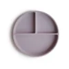 MUSHIE Delený Silikónový Tanier Soft Lilac 2320442 - Image 2
