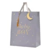 BABY BOY Darčeková Taška pre bábätko Blue Large BM291 - Image 2