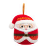 SQUISHMALLOWS Vianočná Ozdoba Santa s okuliarmi Nick 10cm SQXM00872