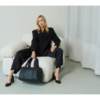 CHILDHOME Prebaľovacia Taška Mommy Club Signature Vegan Leather Black - Image 2