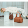 CHILDHOME Prebaľovacia Taška Mommy Club Signature Vegan Leather Brown - Image 2