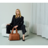CHILDHOME Prebaľovacia Taška Mommy Club Signature Vegan Leather Brown - Image 3