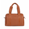 CHILDHOME Prebaľovacia Taška Mommy Club Signature Vegan Leather Brown - Image 11