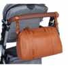 CHILDHOME Prebaľovacia Taška Mommy Club Signature Vegan Leather Brown - Image 7