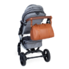 CHILDHOME Prebaľovacia Taška Mommy Club Signature Vegan Leather Brown - Image 5