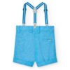 BOBOLI Chlapčenské Elegantné Ľanové Kraťasy s trakmi 711267-2583