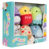 SQUISHMALLOWS 6 Pack Micromallows Lochneska, Chobotnica, Hranolky, Pizza, Koza, Chrobák SQMM0012 - Image 2