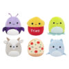SQUISHMALLOWS 6 Pack Micromallows Lochneska, Chobotnica, Hranolky, Pizza, Koza, Chrobák SQMM0012 - Image 4