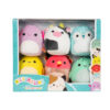 SQUISHMALLOWS 6 Pack Micromallows Krab, Korytnačka, Krava, Moriak, Ježko, Slimák SQMM0011 - Image 2