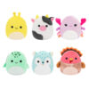 SQUISHMALLOWS 6 Pack Micromallows Krab, Korytnačka, Krava, Moriak, Ježko, Slimák SQMM0011 - Image 5