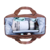 CHILDHOME Prebaľovacia Taška Mommy Bag Signature Vegan Leather Dark Brown - Image 7