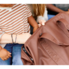 CHILDHOME Prebaľovacia Taška Mommy Bag Signature Vegan Leather Dark Brown - Image 3