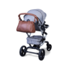 CHILDHOME Prebaľovacia Taška Mommy Club Signature Vegan Leather Dark Brown - Image 11
