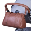 CHILDHOME Prebaľovacia Taška Mommy Club Signature Vegan Leather Dark Brown - Image 14