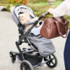 CHILDHOME Prebaľovacia Taška Mommy Club Signature Vegan Leather Dark Brown - Image 3