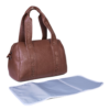 CHILDHOME Prebaľovacia Taška Mommy Club Signature Vegan Leather Dark Brown - Image 6