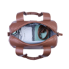 CHILDHOME Prebaľovacia Taška Mommy Club Signature Vegan Leather Dark Brown - Image 12