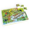 HUBELINO Puzzle - Zvieratá v pralese 410177 - Image 2
