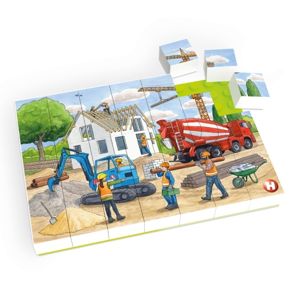 HUBELINO Puzzle - Na stavenisku 410207