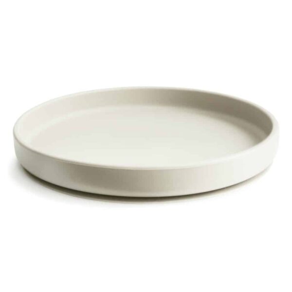 MUSHIE Silikónový Tanier s prísavkou IVORY 100210
