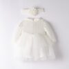 SARABANDA Dievčenské Elegantné Šaty s čelenkou A777-0112 - Image 2