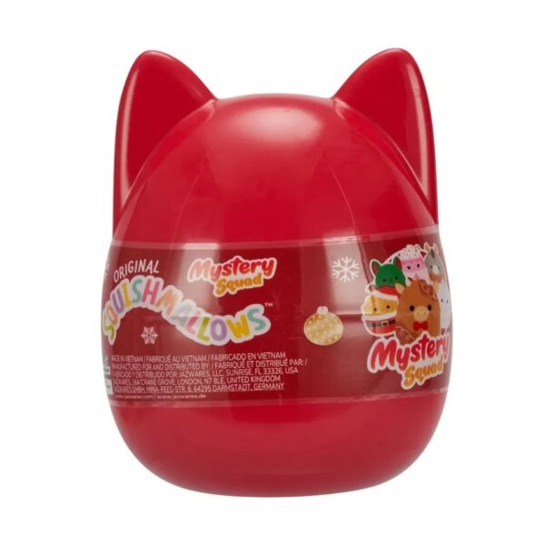 SQUISHMALLOWS Mystery Vianočná Kapsula, 10 cm SQXM01224