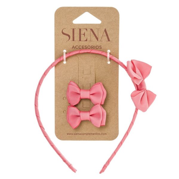 SIENA Dievčenská Elegantná Čelenka a sponky s mašľou 3 Set 207107439-9